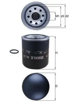 Картридж осушителя воздуха MAHLE / KNECHT AL23