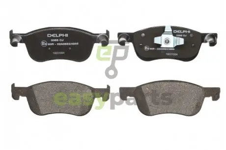 Тормозные колодки, дисковые. Delphi LP3365