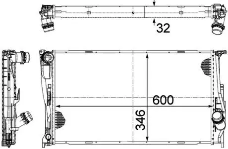 BEHR *** PREMIUM LINE *** MAHLE / KNECHT CR1084000P