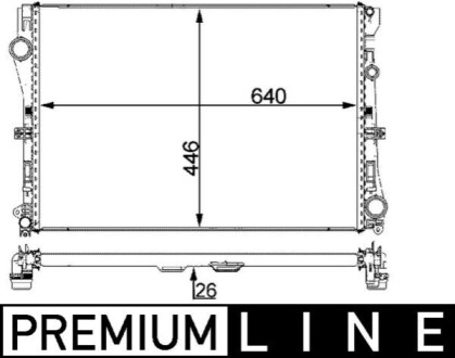 BEHR *** PREMIUM LINE *** MAHLE / KNECHT CR2101000P (фото 1)