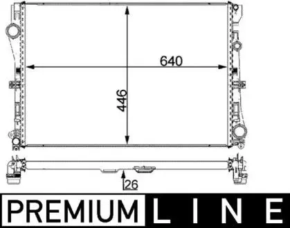 BEHR *** PREMIUM LINE *** MAHLE / KNECHT CR2101000P