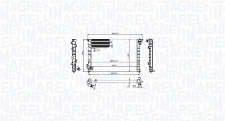 Chłodnica MINI (R50, R53) MAGNETI MARELLI 350213212700