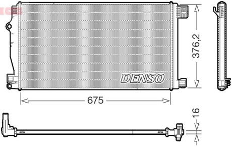 Chodnica TOYOTA C-HR 16- DENSO DRM50147