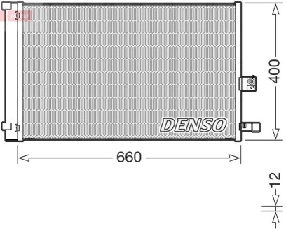 Skraplacz BMW X3 / X4 17- DENSO DCN05037