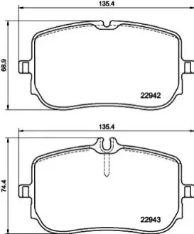 Klocki ham. prz. MERCEDES HELLA 8DB355040161