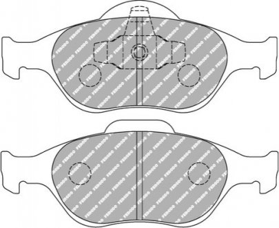 Гальмівні колодки, тюнінг FERODO FCP1394R (фото 1)