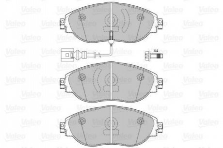 Гальмівна колодка.) Valeo 601286