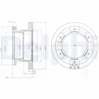 Тормозные диски Delphi BG9069