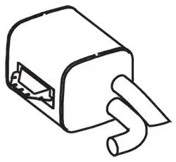 Глушник,випускна система Dinex 51354