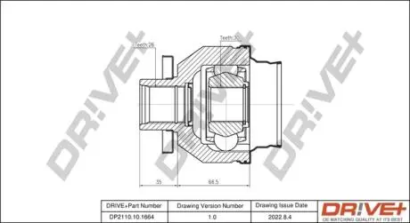 PRZEGUB VW T5 2.5TDI 03- DR!VE+ DP2110101664