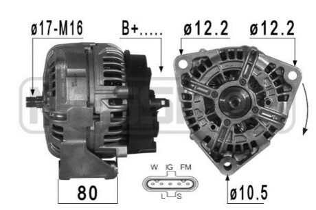 ALTERNATOR SZT ERA 209122 (фото 1)