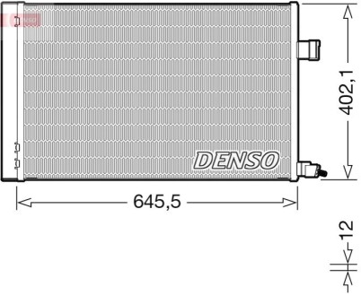 Skraplacz JAGUAR F-PACE DENSO DCN11009