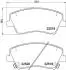 Klocki ham. prz. HY KIA HELLA 8DB355039041 (фото 1)