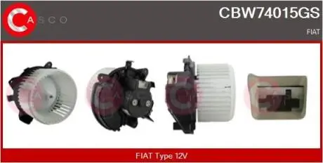 DMUCHAWA NAGRZEWNICY OE CASCO CBW74015GS