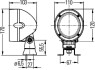Фара робочого освітлення HELLA 1GM996134061 (фото 3)