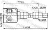 Joint Kit, drive shaft FEBEST 0111SXV20RH (фото 2)