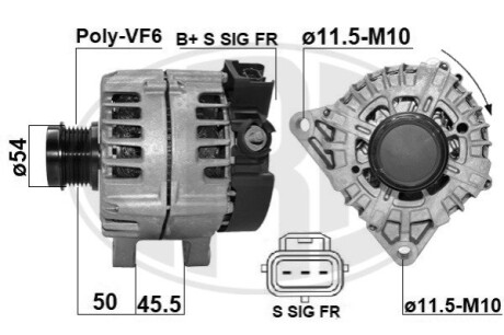 ALTERNATOR SZT ERA 209633