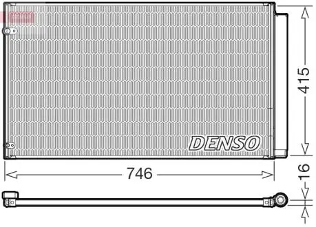 Skraplacz LEXUS RX 08- DENSO DCN51017