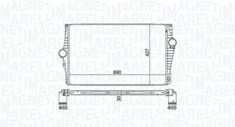 Intercooler VOLVO XC90 MAGNETI MARELLI 351319205220