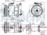 Компрессор кондиционера NISSENS 89120 (фото 6)