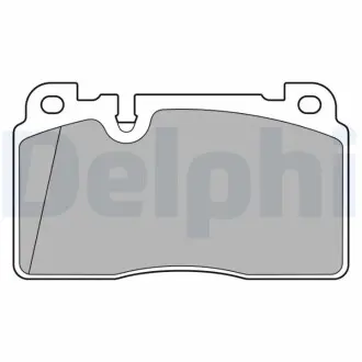 Фото klocki ham.przod 350mm Delphi LP3677 KLOCKI HAM.PRZOD 350MM Delphi LP3677