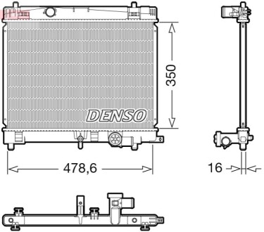 Chłodnica TOYOTA YARIS DENSO DRM50137