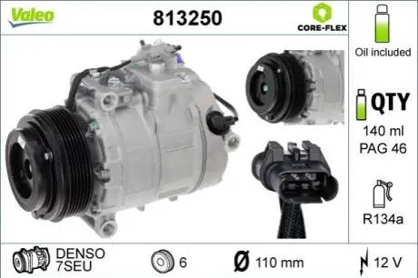 Компресор кондиціонера Valeo 813250