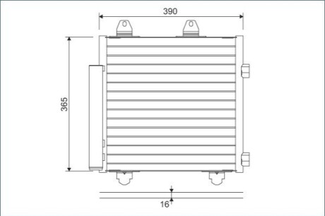 Skraplacz klimatyzacji Valeo 822577