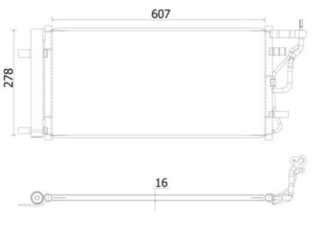 Skraplacz klimatyzacji MAHLE / KNECHT AC956000S (фото 1)