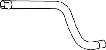 Труба выхлопного газа Dinex 66200