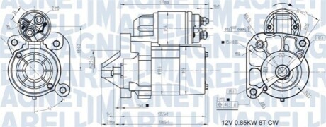 ROZRUSZNIK MITSUBISHI MAGNETI MARELLI 063721186010