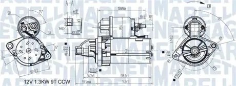 ROZRUSZNIK ALFA ROMEO MAGNETI MARELLI 063721346010