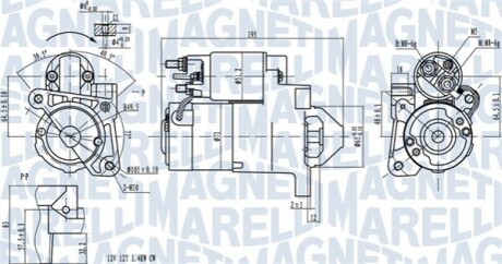 ROZRUSZNIK MITSUBISHI MAGNETI MARELLI 063721273010 (фото 1)