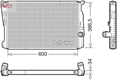 Chłodnica BMW X3(F25) DENSO DRM05122