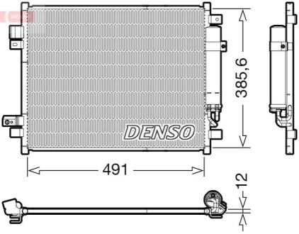 Skraplacz NISSAN NOTE DENSO DCN46034