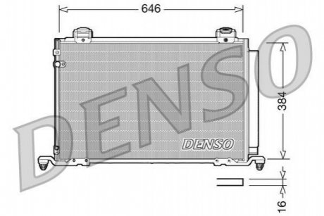 Радіатор кондиціонера DENSO DCN50026