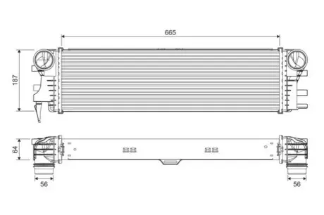 Intercooler MERCEDES Valeo 818311
