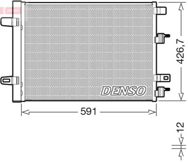 Skraplacz MERCEDES A DENSO DCN17063 (фото 1)