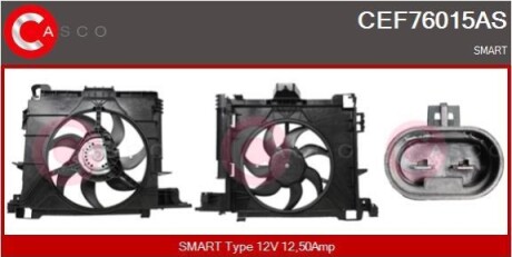 WENTYLATOR CHLODNICY CASCO CEF76015AS