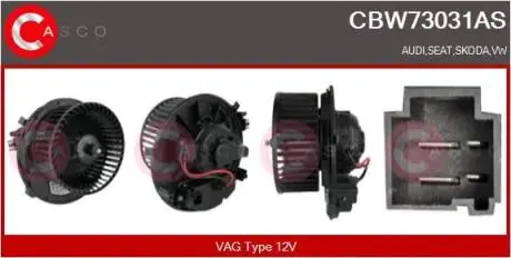 DMUCHAWA NAGRZEWNICY CASCO CBW73031AS