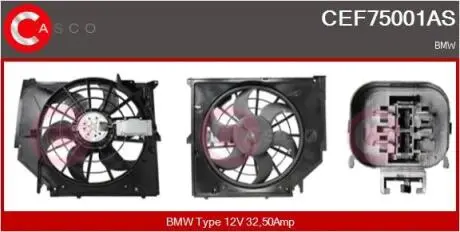 WENTYLATOR CHLODNICY CASCO CEF75001AS