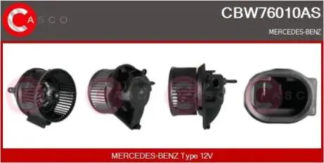 DMUCHAWA NAGRZEWNICY CASCO CBW76010AS