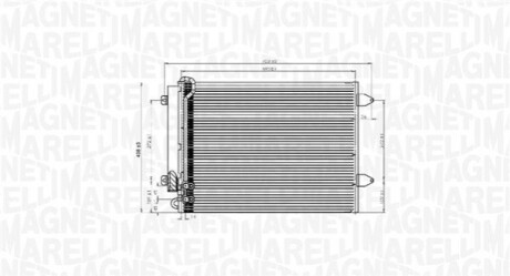 Skraplacz VW PASSAT MAGNETI MARELLI 350203919000