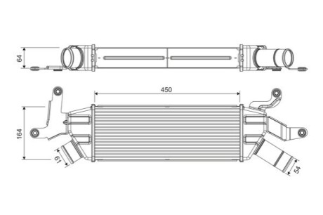 Intercooler CITROEN Valeo 818370