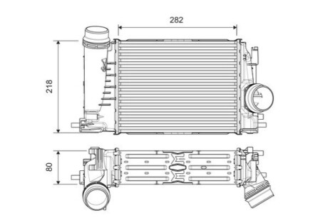 Intercooler RENAULT Valeo 818316 (фото 1)