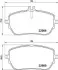 Klocki ham. prz. MB HELLA 8DB355037961 (фото 1)