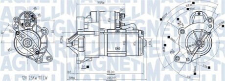 ROZRUSZNIK CITROEN MAGNETI MARELLI 063721416010