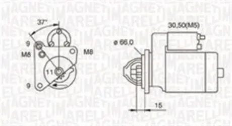 ROZRUSZNIK CITROEN MAGNETI MARELLI 063721260010