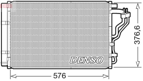 Skraplacz KIA CEED DENSO DCN43008 (фото 1)