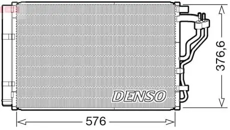 Skraplacz KIA CEED DENSO DCN43008
